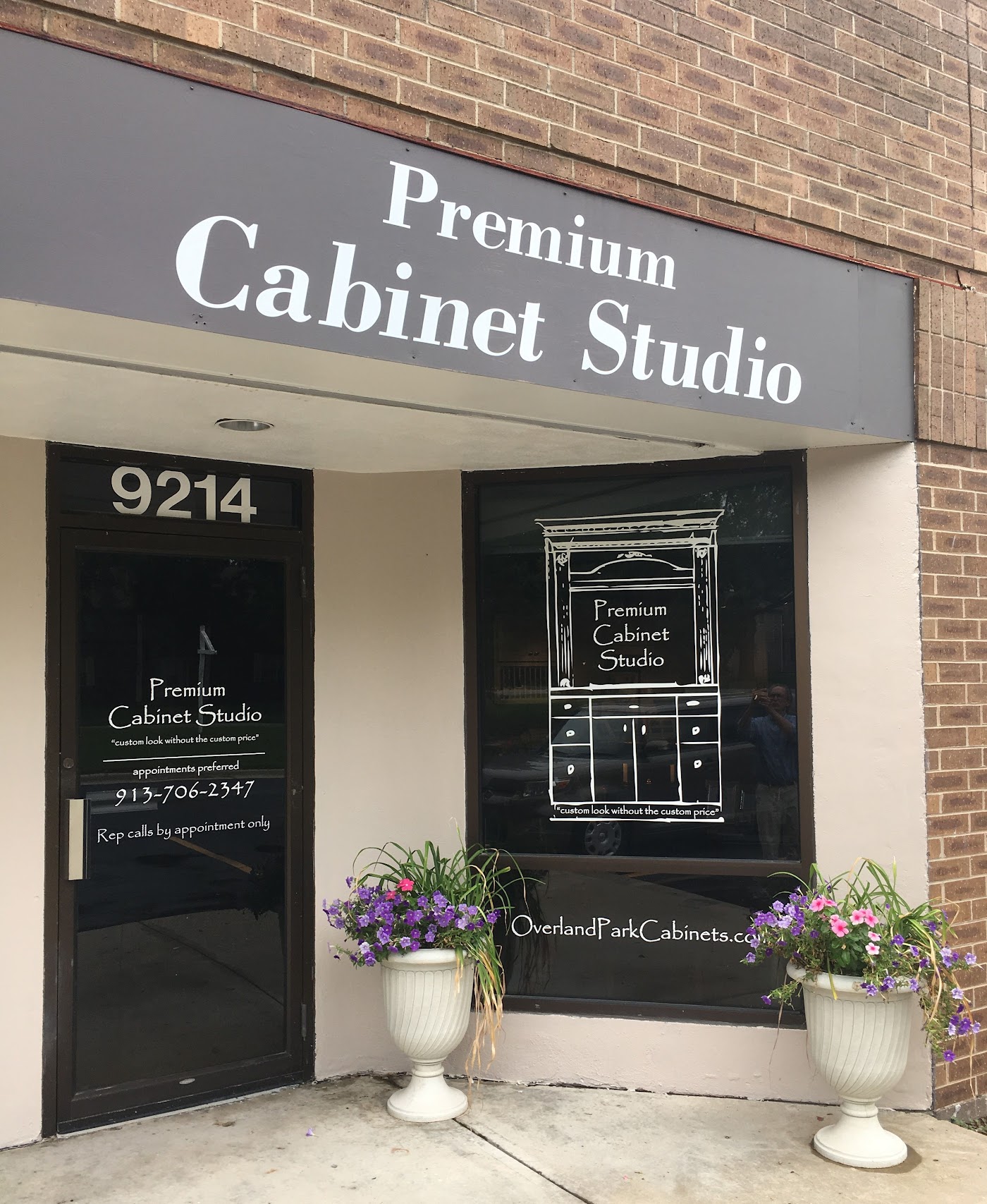 Premium Cabinet Studio storefront on Nieman Road in Overland Park